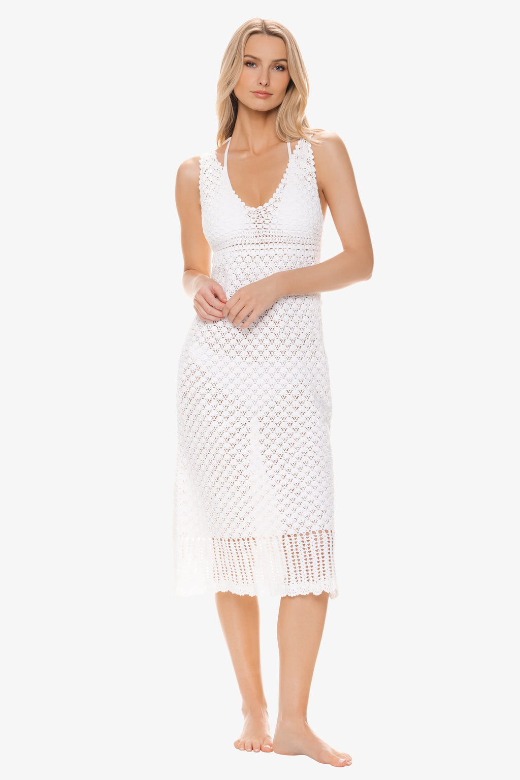 women white crochet dress Cozumel Dress