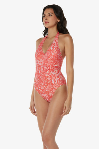 helen jon shell wrap one piece gigi floral 3
