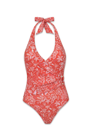 helen jon shell wrap one piece gigi floral 5