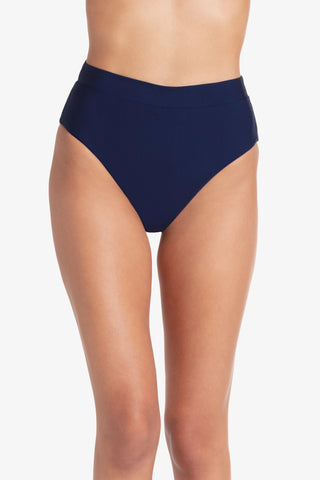 helen jon Soft Band High Waist Bottom  |  Navy 6