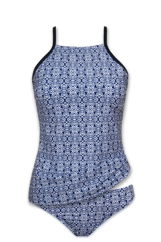 helen jon Racerback Tankini  |  Tangier Navy 6