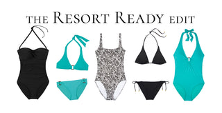 Resort Ready Edit: Wendy Palm Black and Seafoam