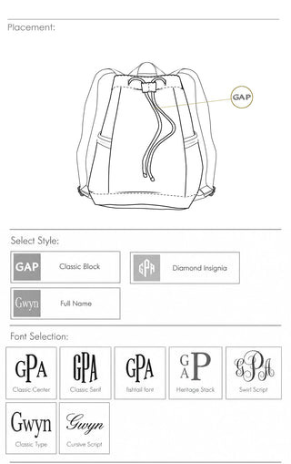 Canvas Backpack  |  Poppy