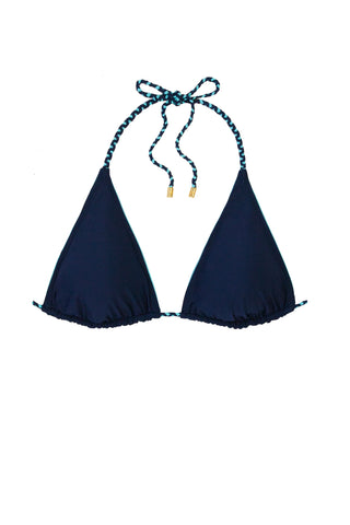 helen jon reversible string bikini top with braid navy aqua 8