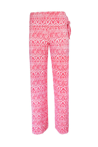 helen jon relaxed side tie pant island batik pink 5