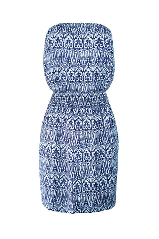 helen jon short jolie dress island batik navy 5
