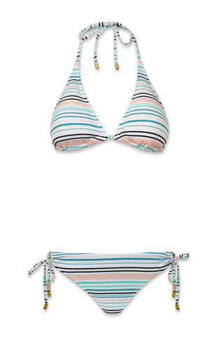 helen jon string bikini top textured coastal stripe 4