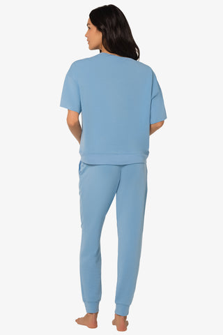 Short Sleeve Pullover  |  Light Blue