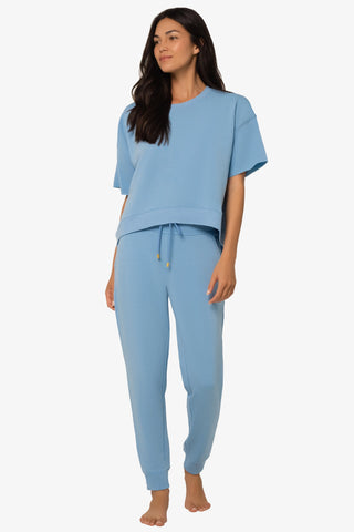 Short Sleeve Pullover  |  Light Blue