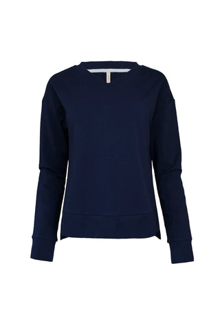 helen jon v neck pullover navy 5