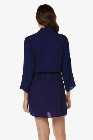 Monaco Wrap Dress  |  Navy