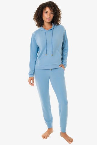 Hoodie With Front Pocket  |  Light Blue