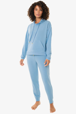 Hoodie With Front Pocket  |  Light Blue