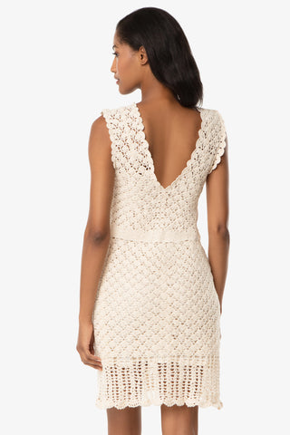 Valentina Crochet Dress  |  Ivory Crochet