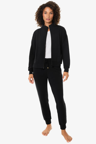 Boxy Zip Jacket  |  Black