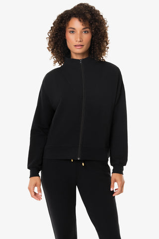 Boxy Zip Jacket  |  Black