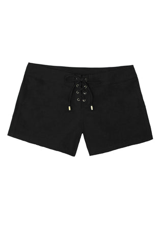 helen jon 4 lace up board short black 4