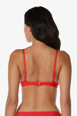 Shirred Crossover Bra  |  Flamenco