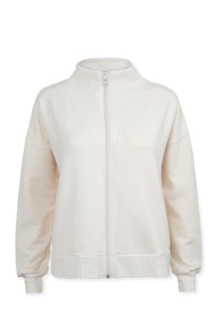 Boxy Zip Jacket  |  Stone