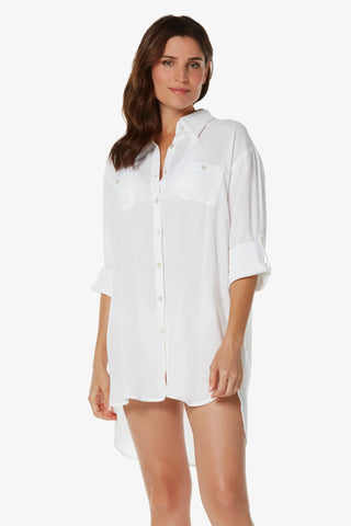 helen jon camp shirt cover up white 1