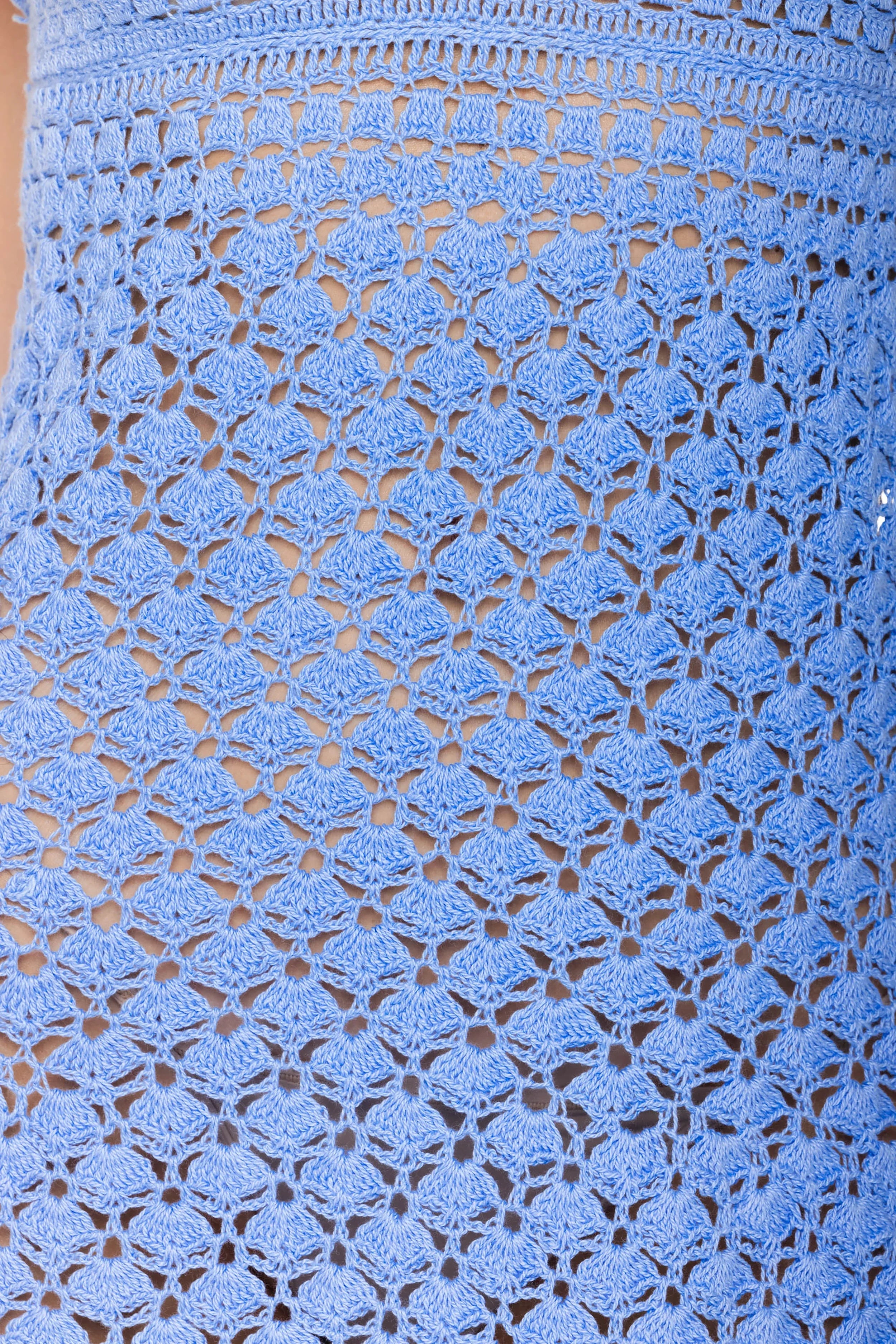 Claudia Crochet Midi Dress, Peri Blue, Helen Jon S Claudia Crochet Midi Dress, Peri Blue, Helen Jon S