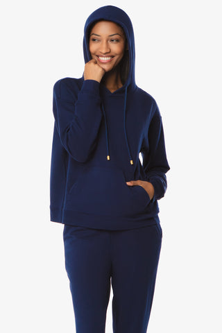 Hoodie With Front Pocket  |  Navy