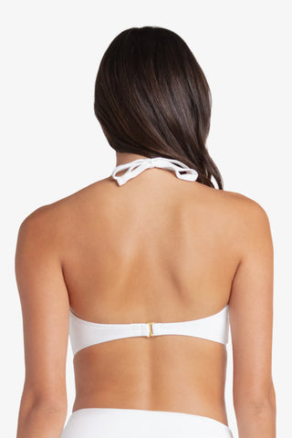 hook back tortoise bandeau textured white 4