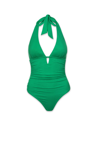 kara-key-hole-one-piece-cheveron-textured-kelly-green-4