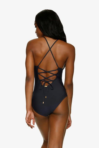 helen jon lattice back one piece black 2