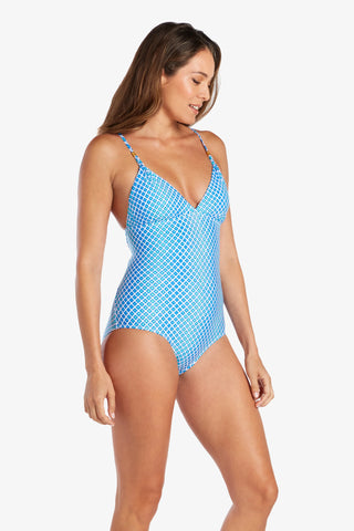 helen jon lattice back one piece ombre geo 3