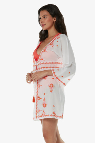 helen jon nola tunic coral pink 3