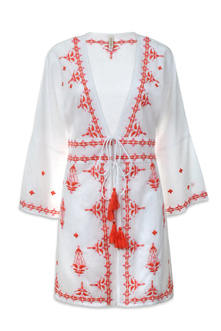 helen jon nola tunic coral pink 5