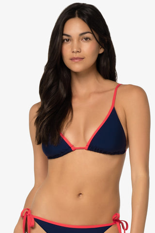 Over The Shoulder String Top  |  Ginger Navy