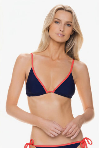 Over The Shoulder String Top  |  Ginger Navy