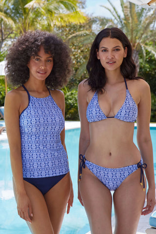 helen jon Racerback Tankini  |  Tangier Navy 5