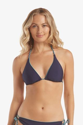helen jon reversible string bikini top with braid navy aqua 2