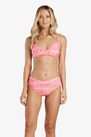 helen jon twist front hipster island batik pink 1