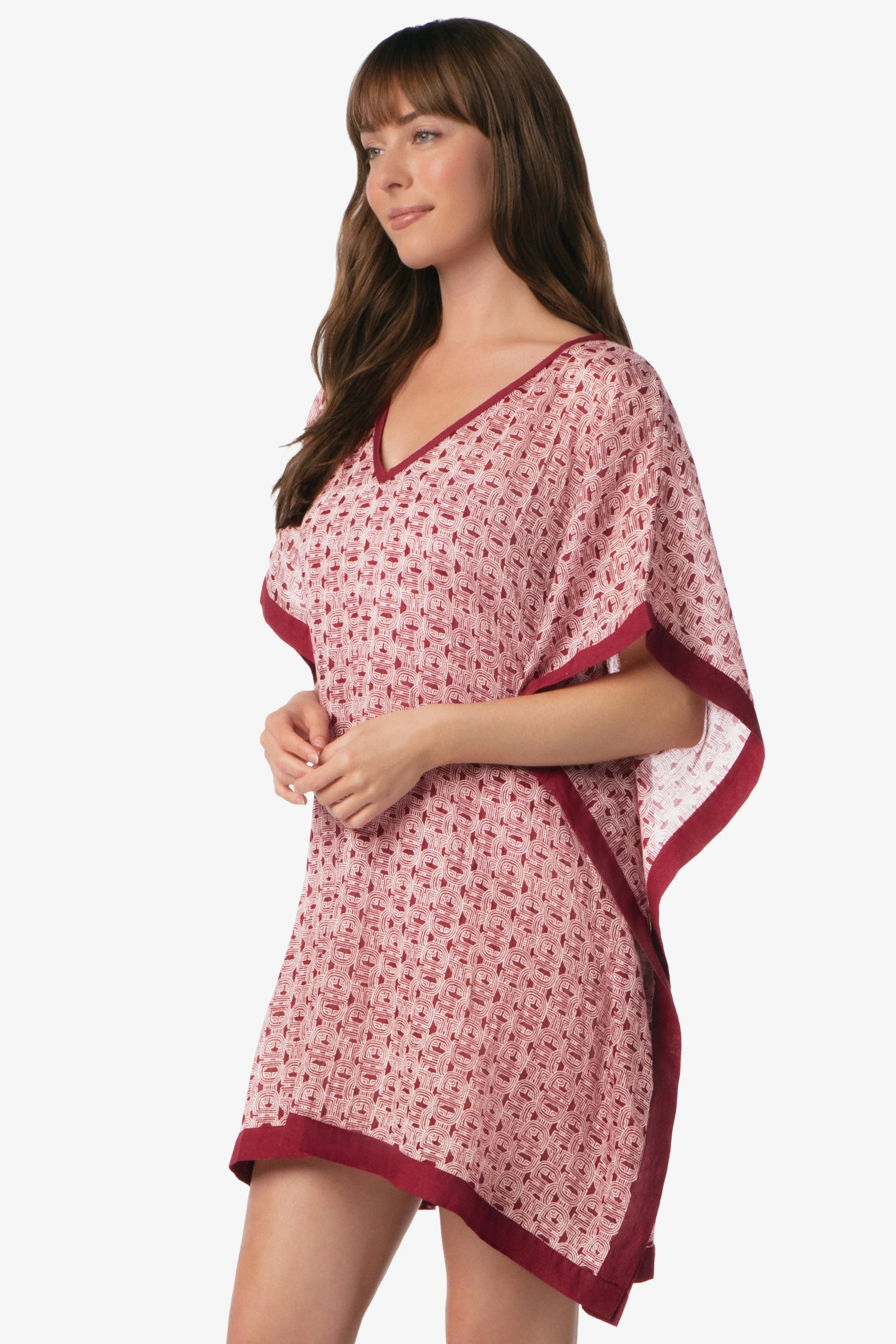 Short Caftan, Links, Red, Helen Jon M-L