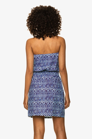 helen jon short jolie dress island batik navy 2