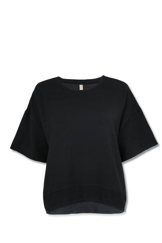Short Sleeve Pullover  |  Black