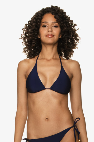 String Bikini Top Navy Helen Jon