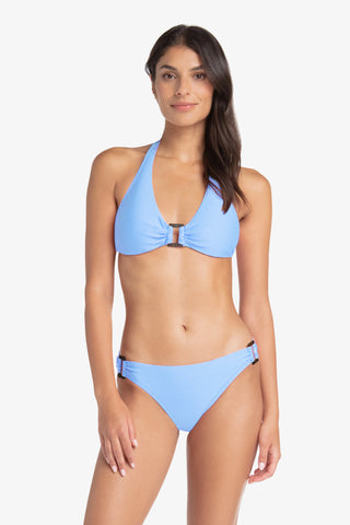 Tortoise Halter  |  Peri Gingham