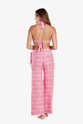 helen jon relaxed side tie pant island batik pink 2