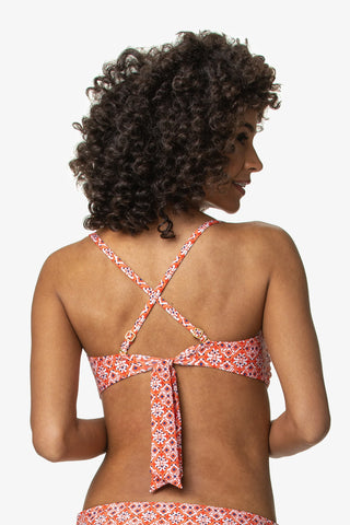 helen jon twist bandeau heritage tile coral 5