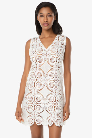 V-Neck Lace Dress  |   Lace Crochet