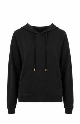 Hoodie With Front Pocket  |  Black