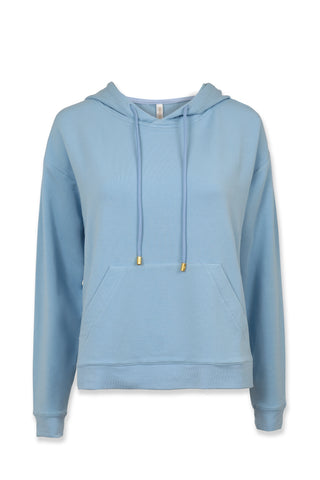 Hoodie With Front Pocket  |  Light Blue
