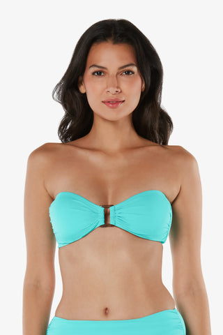 helen jon hook back tortoise bandeau textured seafoam aqua 1