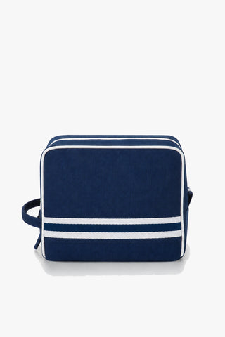 Toiletry Bag  |  Navy/Ivory