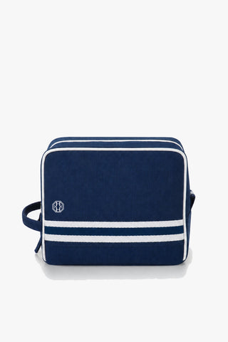 Toiletry Bag  |  Navy/Ivory